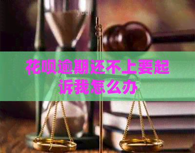 白条逾期还不上要起诉我怎么办