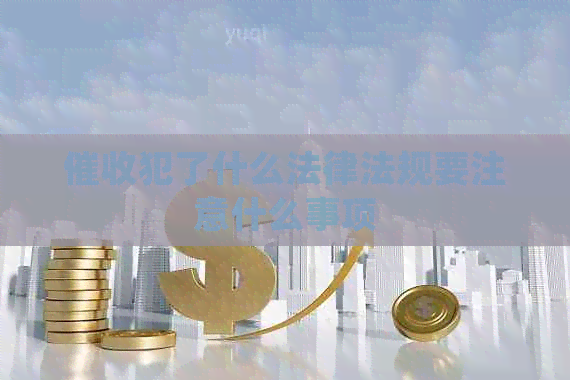 犯了什么法律法规要注意什么事项