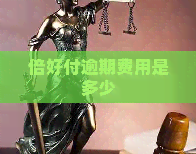 倍好付逾期费用是多少