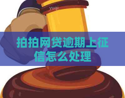 拍拍网贷逾期上怎么处理