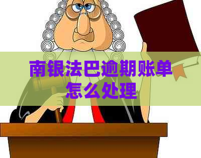 南银法巴逾期账单怎么处理