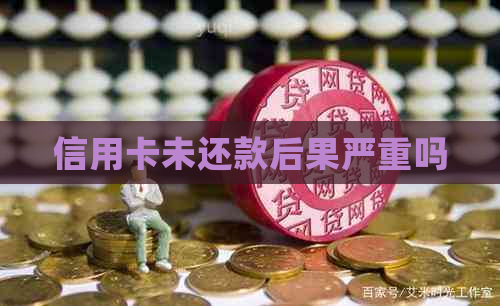 信用卡未还款后果严重吗
