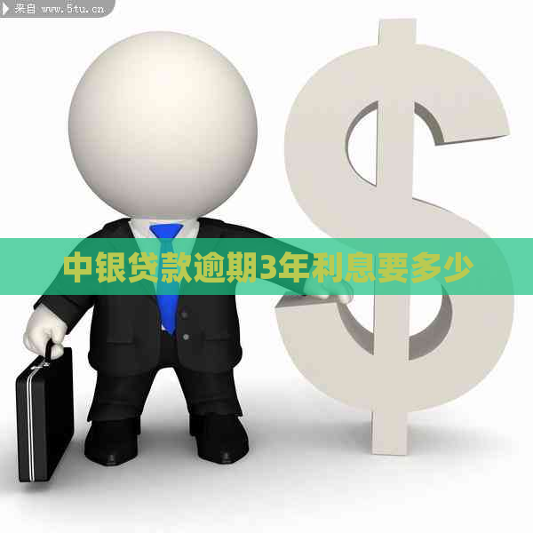 中银贷款逾期3年利息要多少