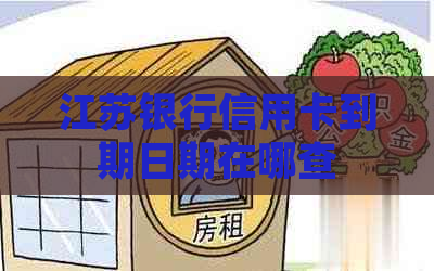 江苏银行信用卡到期日期在哪查