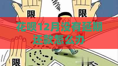 花呗12月没有延期还款怎么办