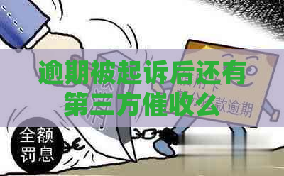 逾期被起诉后还有第三方么