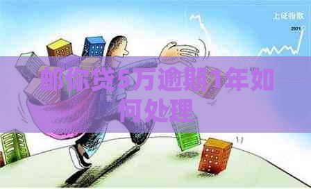 邮你贷5万逾期1年如何处理