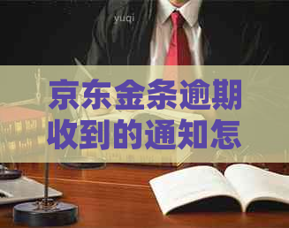 京东金条逾期收到的通知怎么处理