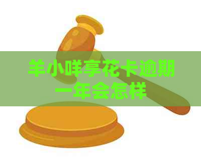 羊小咩享花卡逾期一年会怎样