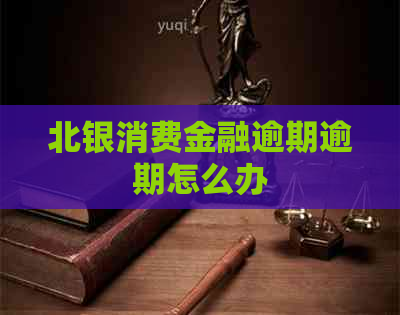 北银消费金融逾期逾期怎么办
