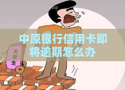 中原银行信用卡即将逾期怎么办