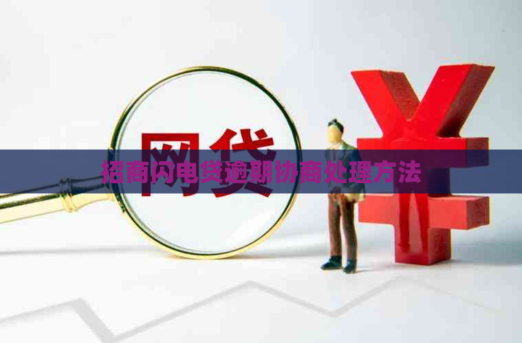 招商闪电贷逾期协商处理方法