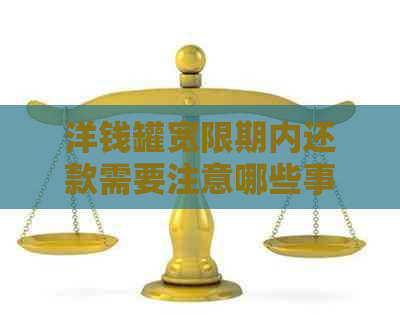 洋钱罐宽限期内还款需要注意哪些事项