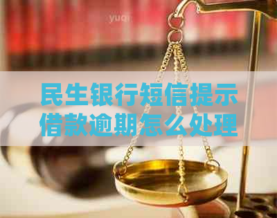 民生银行短信提示借款逾期怎么处理