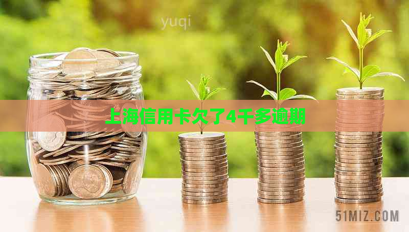 上海信用卡欠了4千多逾期