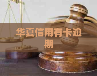 华夏信用有卡逾期