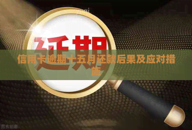 信用卡逾期十五月还款后果及应对措施