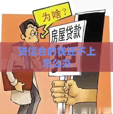 贷信合的钱还不上怎么办