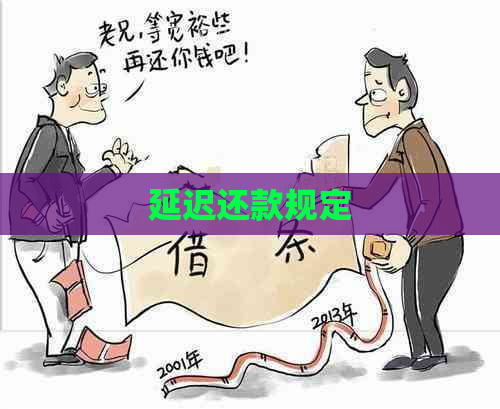 延迟还款规定