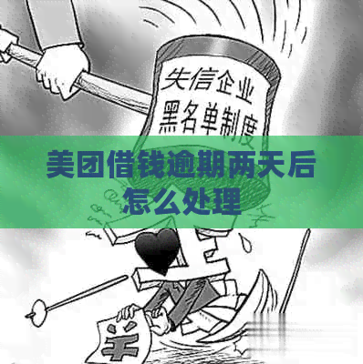 美团借钱逾期两天后怎么处理