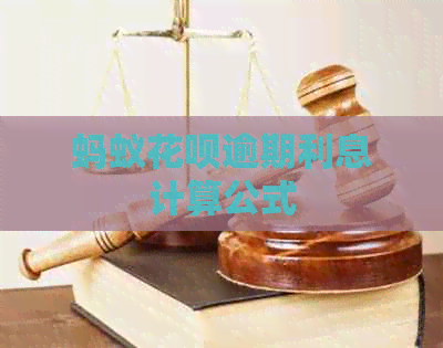蚂蚁白条逾期利息计算公式