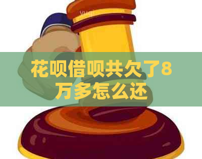 白条信用卡共欠了8万多怎么还