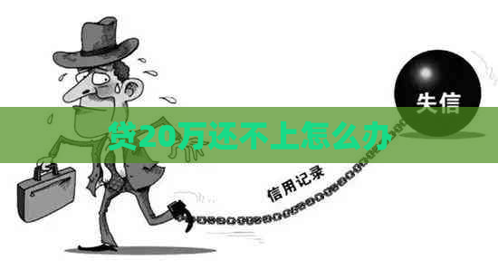 贷20万还不上怎么办