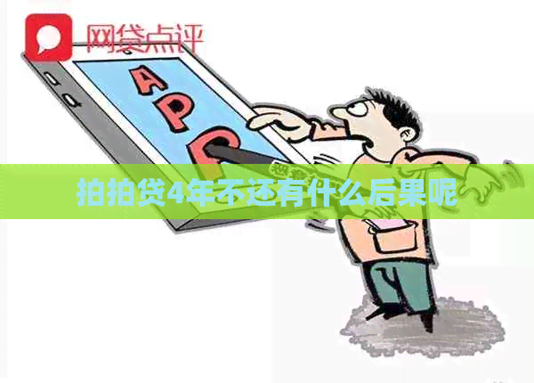 4年不还有什么后果呢
