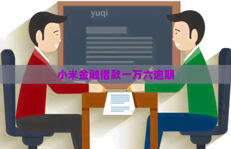 小米金融借款一万六逾期