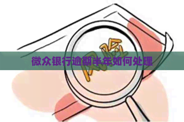 微众银行逾期半年如何处理