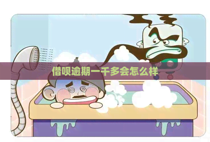 信用卡逾期一千多会怎么样