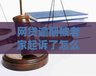 网贷逾期被老家起诉了怎么处理
