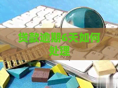 贷款逾期6天如何处理