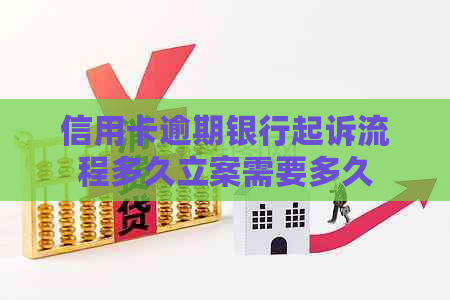 信用卡逾期银行起诉流程多久立案需要多久