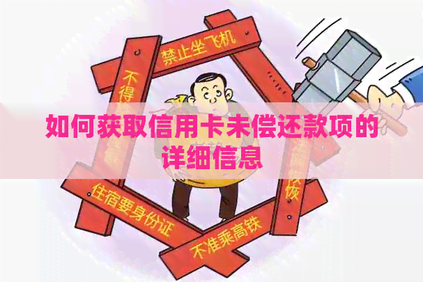 如何获取信用卡未偿还款项的详细信息