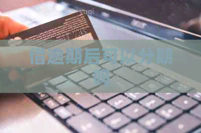 借逾期后可以分期吗