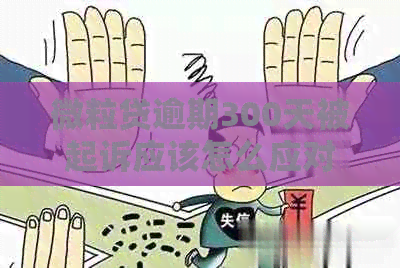 微粒贷逾期300天被起诉应该怎么应对