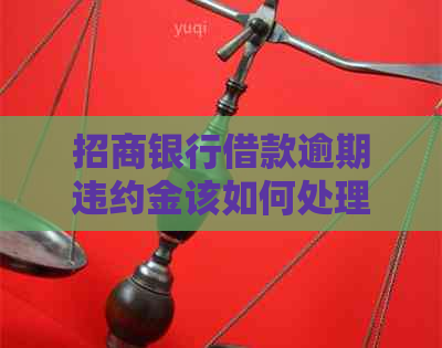招商银行借款逾期违约金该如何处理