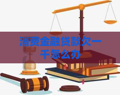 消费金融贷款欠一千怎么办
