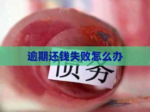 逾期还钱失败怎么办