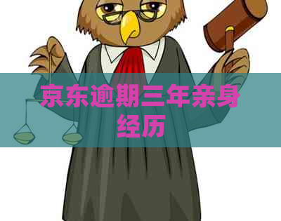 京东逾期三年亲身经历