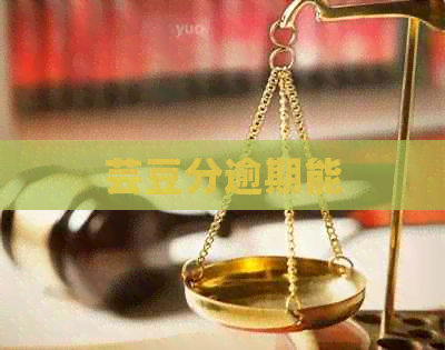 芸豆分逾期能