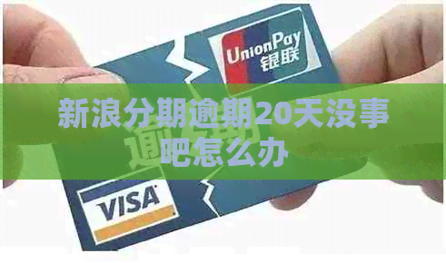 新浪分期逾期20天没事吧怎么办