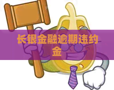 长银金融逾期违约金