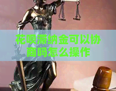 白条滞纳金可以协商吗怎么操作