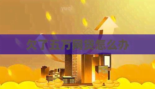 欠了五万网贷怎么办