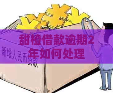 甜橙借款逾期2年如何处理