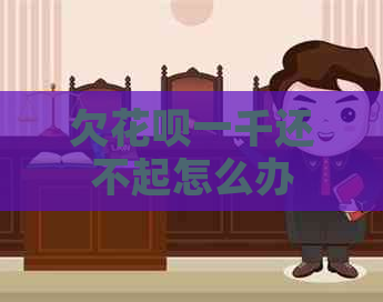 欠白条一千还不起怎么办