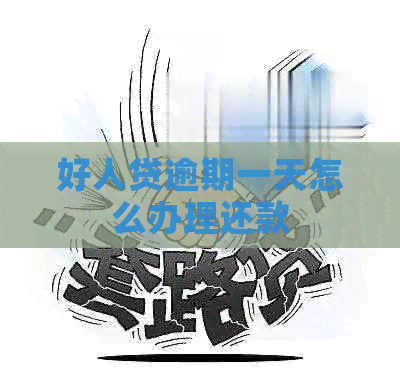 好人贷逾期一天怎么办理还款