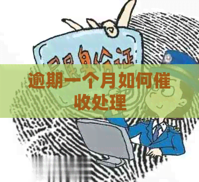 逾期一个月如何处理